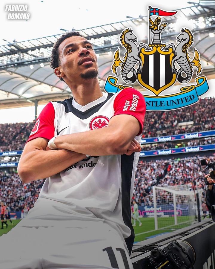 半岛体育-替代伊萨克?罗马诺:纽卡超7000万欧正式报价法鹰前锋埃基蒂克!