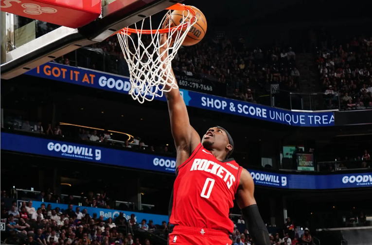 半岛体育全站-又一次打出了极高的正负值！火箭替补后场有时候还是很有作用的？